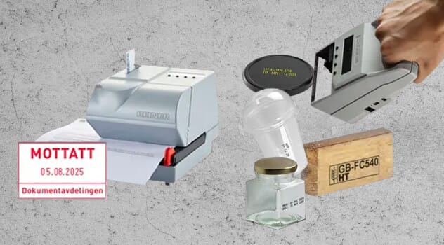 Reiner Jetstamp. Elektriske stempelmaskiner. Tysk kvalitet