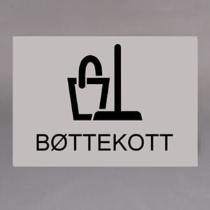 Plastskilt gravert