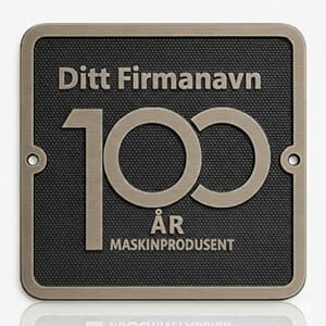 Støpte skilt