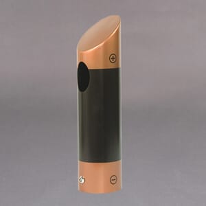 Batteri returdispenser Sort
