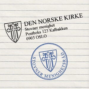 Stempler for kirker